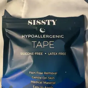 SISSTY Anti-Snoring Sleep Mouth Tape, 35-Strip 1-Month Supply, Black Gentle Adhesion Sports Tape, Sleep Aid Supplies, Healthcare Accessory for Snoring Relief, Snore Mouth Tape