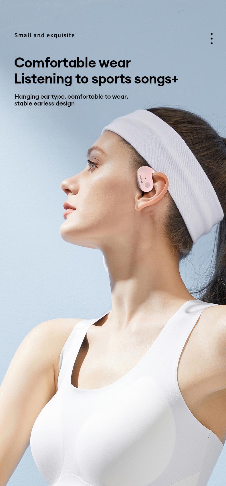 HYUNDAI T26 PRO Wireless Translation Headphones with Bluetooth 5.4 Stereo Headset Supports 169 Language Translation Chargeable Automatic Connection Noise Reduction Waterproof Sport Headphones for Music & Calls