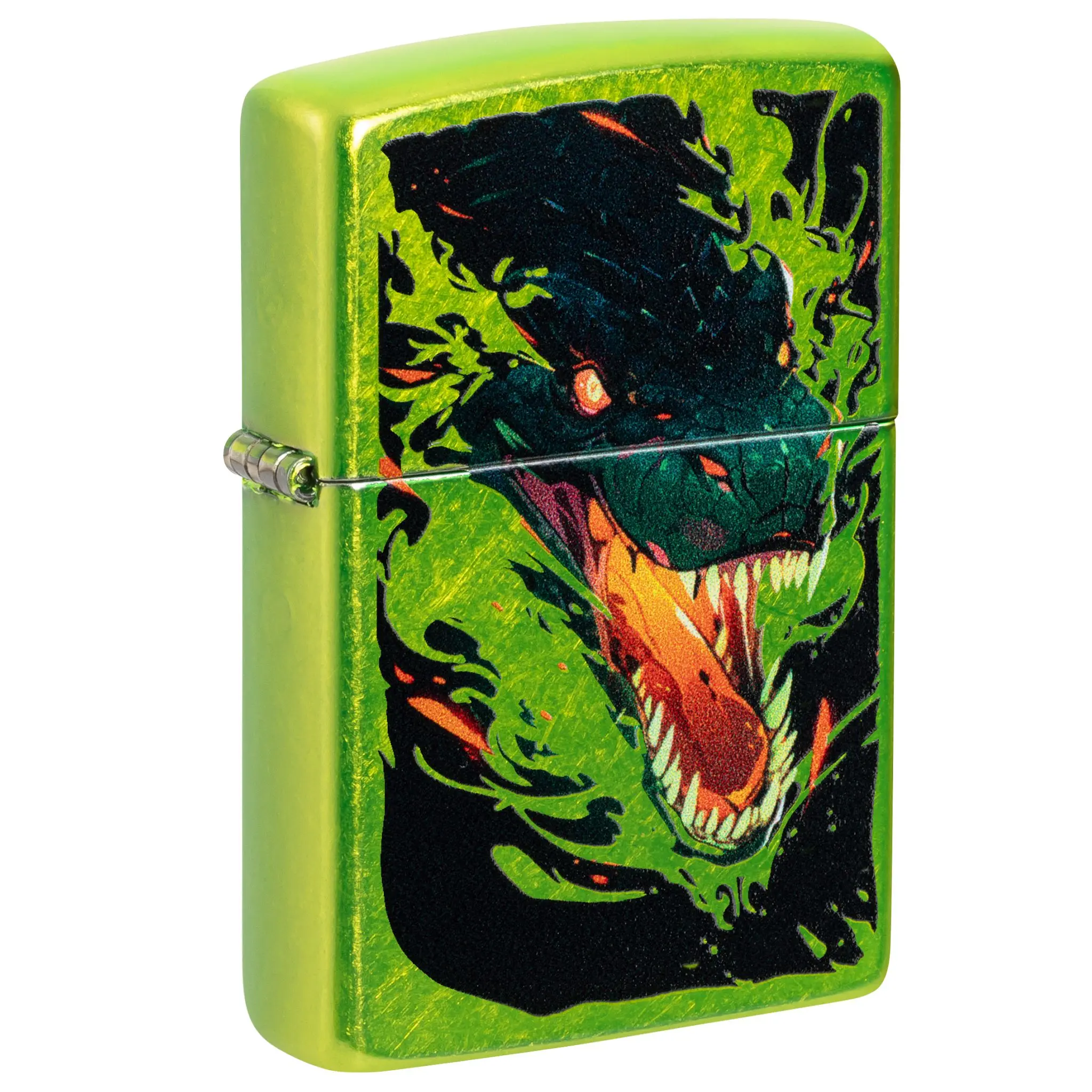 Zippo Screaming Dragon Design Pocket Lighter - Made In USA - Unfilled (fuel sold separately)