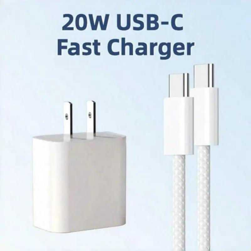 Apple iPhone 16 15 Charger USB-C Fast Wall Adapter, Compatible with iPhone 16 15 Pro Max iPad Pro Accessories, Efficient Charging Solution