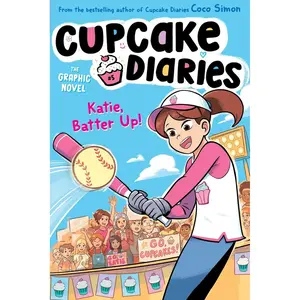 Katie, Batter Up! The Graphic Novel (5) (Cupcake Diaries: The Graphic Novel) Paperback – April 9, 2024