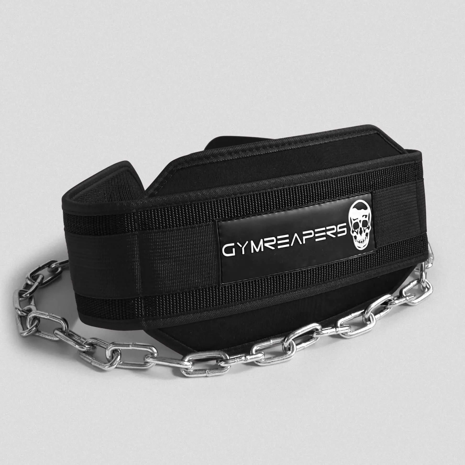 GYMREAPERS Dip Belt - Heavy-Duty Steel Chain Fitness Equipment for Weighted Dips, Chin-Ups - Strength Training, Gym Training Equipment