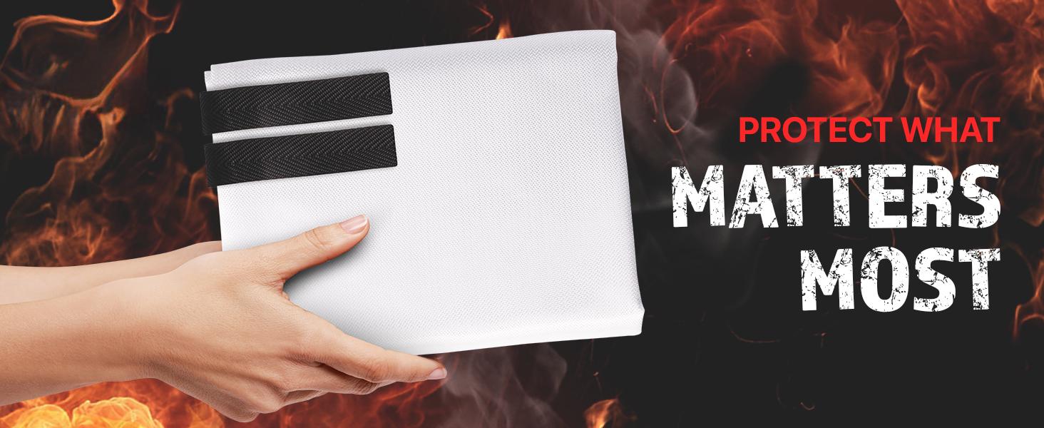 Emergency Fire Blanket - 4 Pack - Fiberglass Fire Suppression Blanket for Kitchen, 40" x 40" Fire Blanket for Home