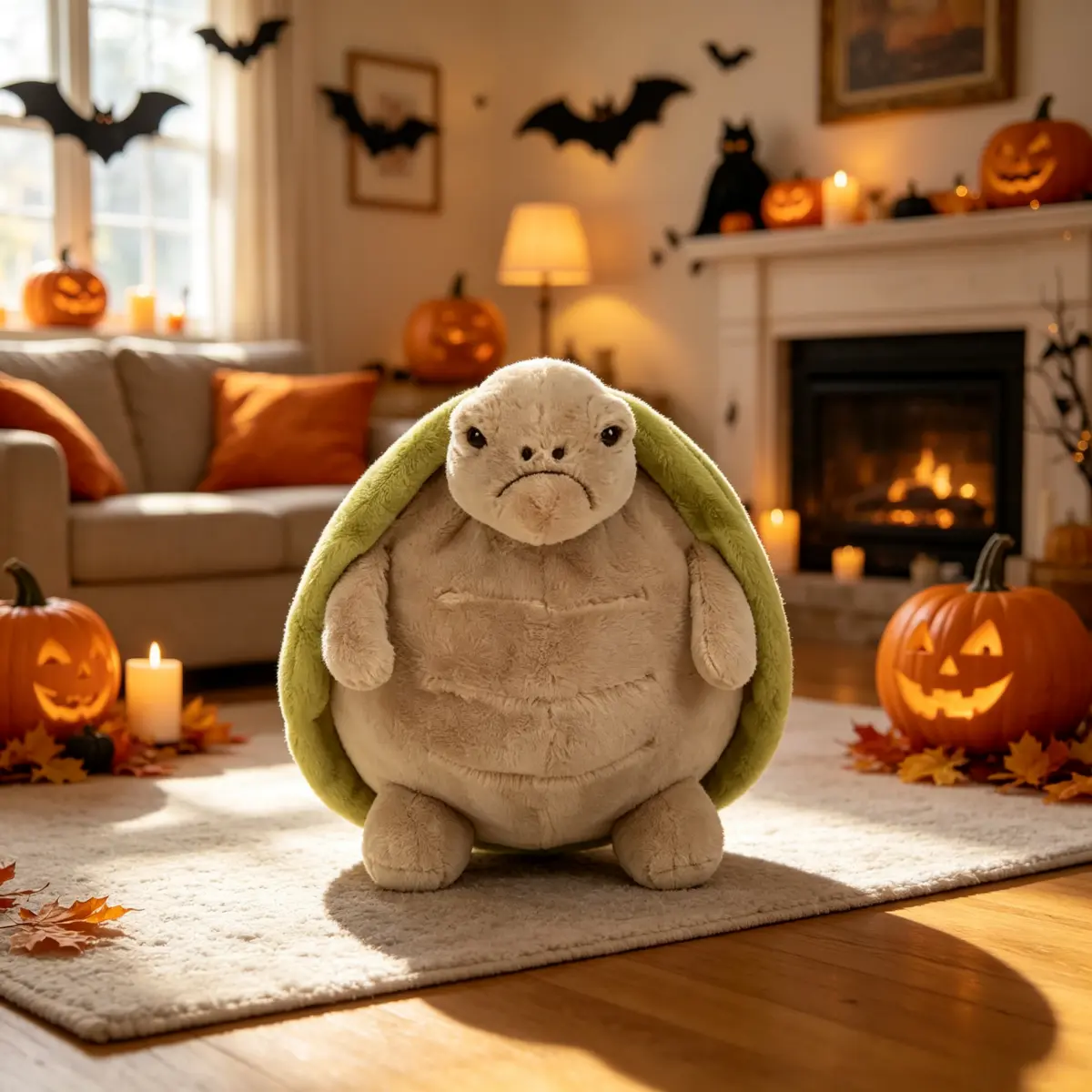 Timmy Turtle Weighted Plush Toy -The Viral Grumpy Turtle Plushie|Anxiety Relief Stuffed Animal Soft Weighted Lap Pad Cute Gift for Kids Adults