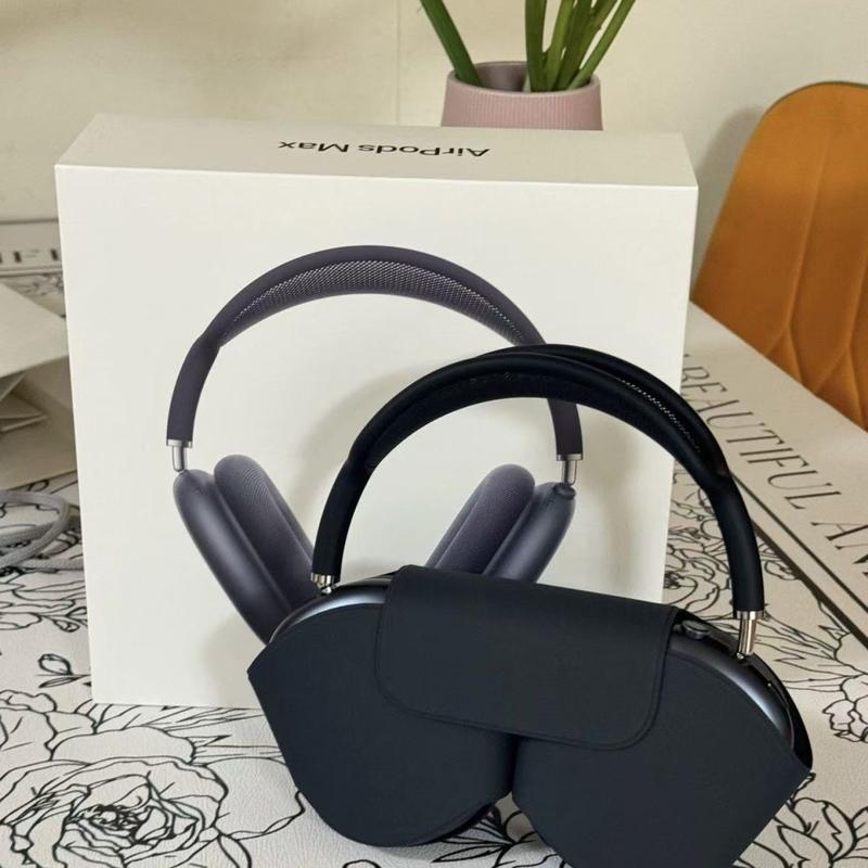 For Original Airpods max magnetic earcups Wireless Bluetooth Headset with Magnetic Earmuffs Noise Reduction & Protective Cover for Music Gaming Sports