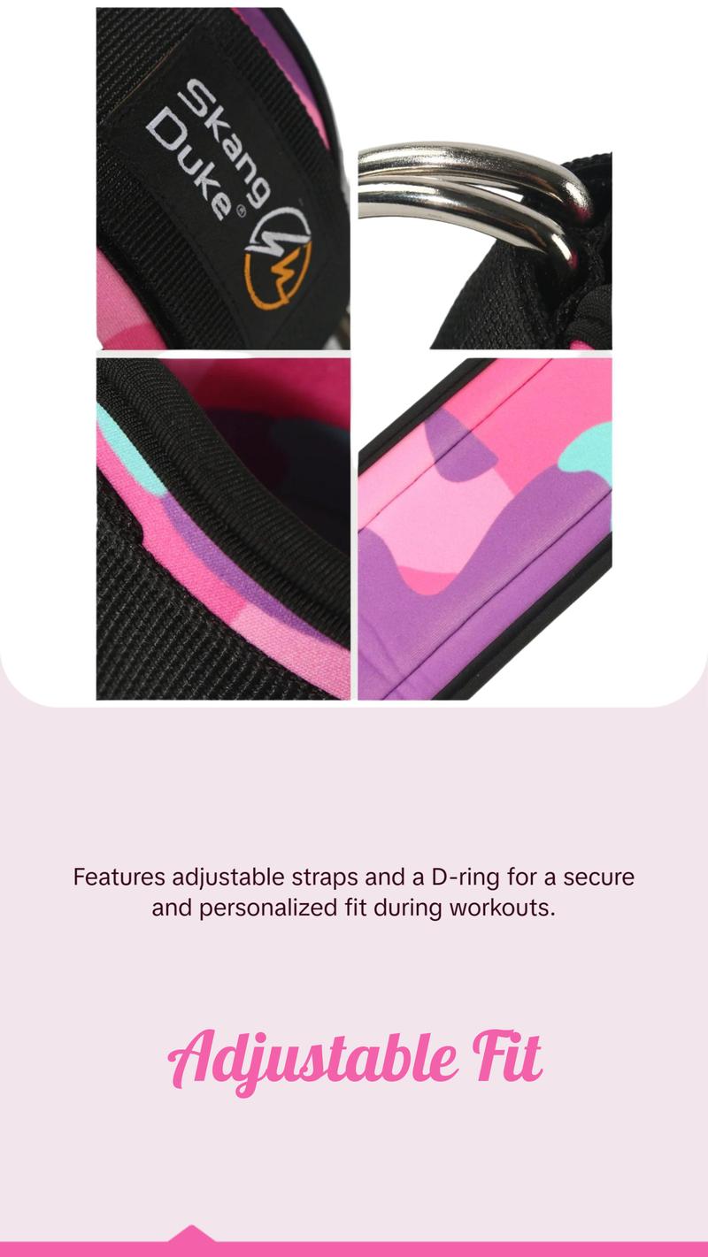 Skang Duke Adjustable Ankle Straps Strength Training Accessory for Full-Body Training, Targets Glutes, Legs, Core, Waist, Arms, and More