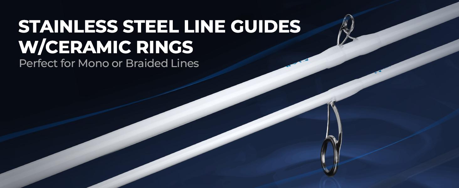 KastKing Centron Lite Spinning Fishing Rod and Reel Combo, IM6 Graphite 2Pc Blanks, Stainless Steel Guides with Ceramic Rings, Contoured EVA Handles & Fighting Butt, Split or Full Rear Handle Design, 13 Models KastKing Centron Lite Spinning Fishing Rod and Reel Combo, IM6 Graphite 2Pc Blanks, Stainless Steel Guides with Ceramic Rings, Contoured EVA Handles & Fighting Butt, Split or Full Rear Handle Design, 13 Models