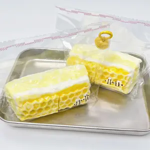 【Buy 3 get 1 free】Butter Honey Cheese Stick taba squishy slime squishies  kidstoysFood-Grade Silicone Slow-Rising Rebound Squishy Fidget Toys for Stress Relief - Soft Squeeze Toys with Thick Creamy Slime Texture, Handmade Non-Toxic Sensory Toys