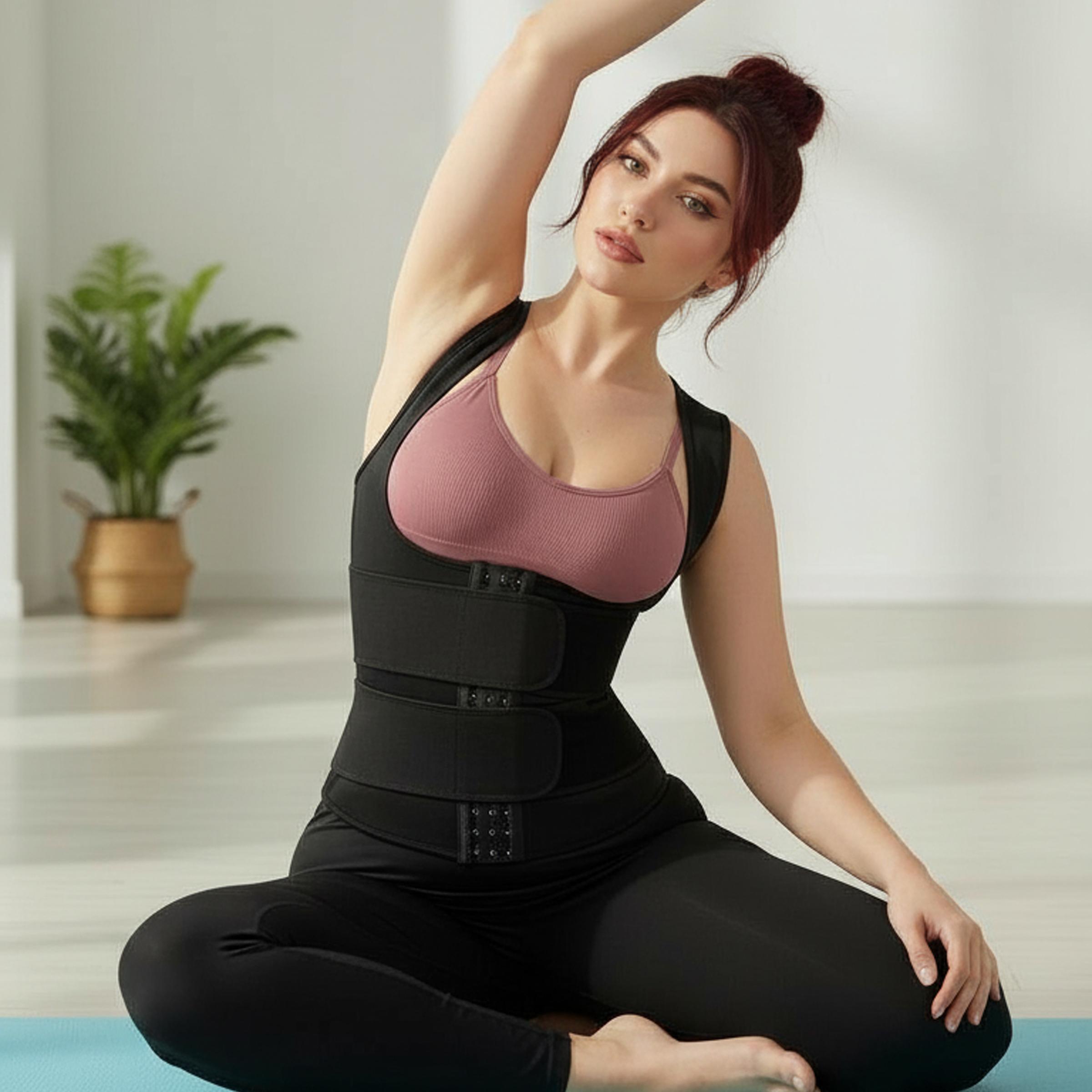 Women’s Neoprene Fitness Vest – Adjustable Sports Tank for Training and Daily Wear Breathable Workout Tops Athletic Compression Shirts