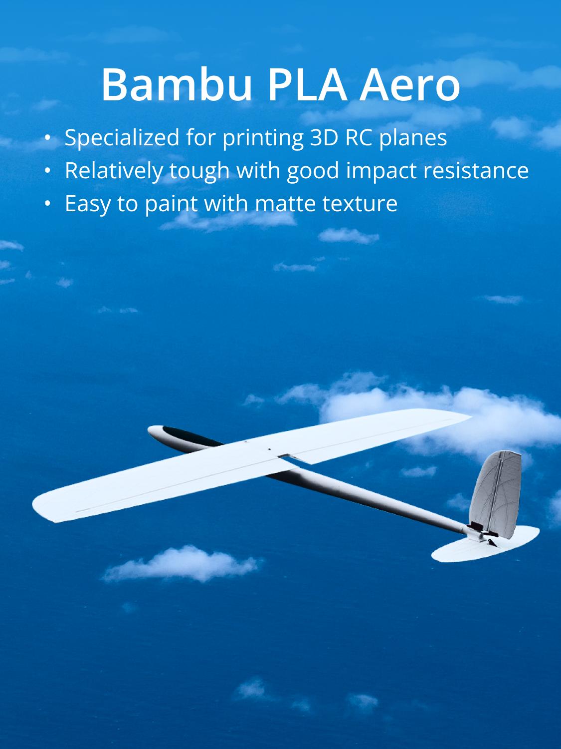 Bambu PLA Aero Materials, 3D Printing Filaments