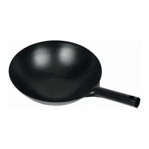 Winco 14 in. Carbon Steel Wok