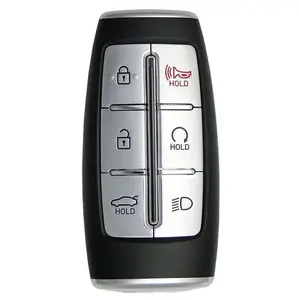 Keyless2Go 2021, 2022, 2023 Genesis G80 6-Button Replacement Smart Keyless Entry Remote Proximity Key Fob