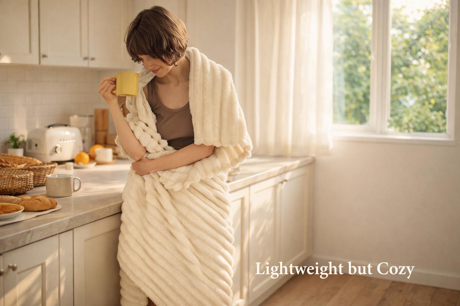 BePatio Cozy Soft Blanket,Throw Blanket for Couch, Bedroom,Travel,Camping, Patio Furniture Decor,Lightweight Cooling Blanket for Bed,Perfect for curling up at home or taking comfort on the go.