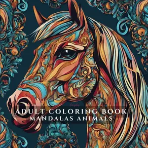 Adult Coloring Book: Animal Mandala Patterns for Calmness and Relaxation | New Hobby for Mindfulness: Mandala Adult Coloring Book - Animals Paperback – Large Print, April 23, 2024
