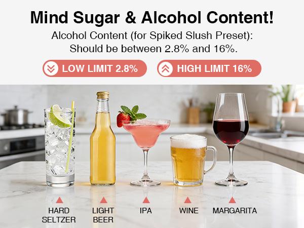 [Gift for Party] CROWNFUL Slushie Machine, 100oz Frozen Drink Maker&Soft Serve Ice Cream Machine, No Ice Needed, Slushy Machine for Home with 6 Preset Programs&Auto-Clean, for Frozen Margaritas, Frappés, Milkshakes&More