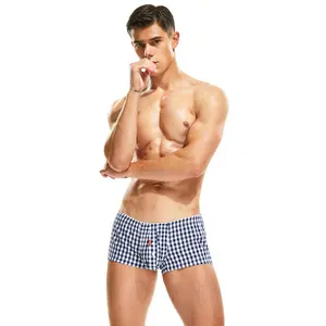 2026 new comfortable and breathable Aro pants, pure cotton underwear, loose corner pants, red striped youth home pants, sports sleeping pants, simple low rise style