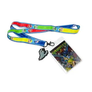 Midway Arcade Games Lanyard w/ ID Holder & Charm - Gauntlet
