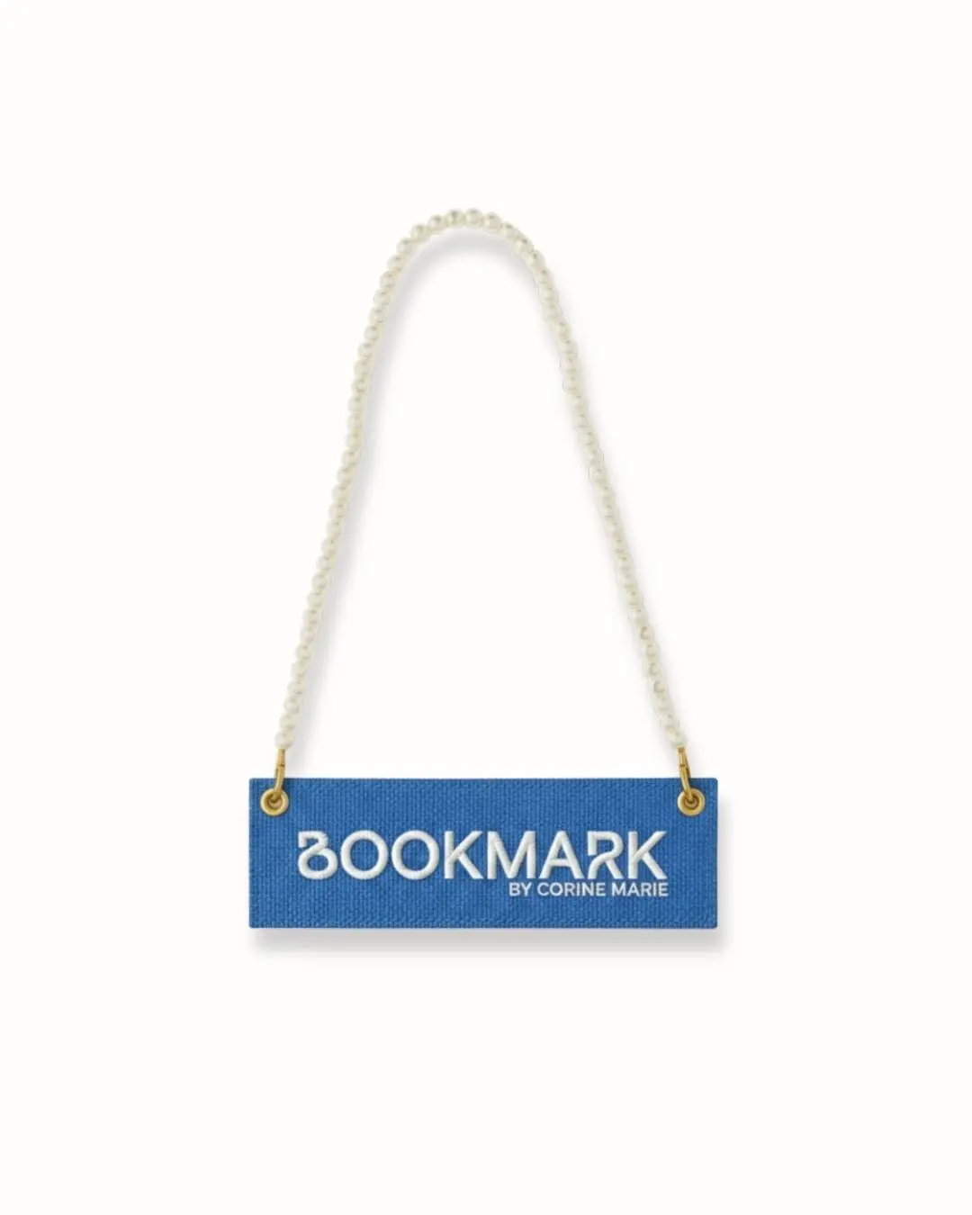 Royal & White: Bookmark Purse with Pocket & Carrying Handle