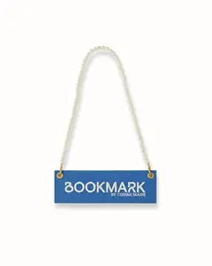 Royal & White: Bookmark Purse with Pocket & Carrying Handle