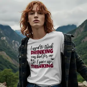 Drinking Isn’t the Problem | Funny Quote Unisex Tee Soft Cotton