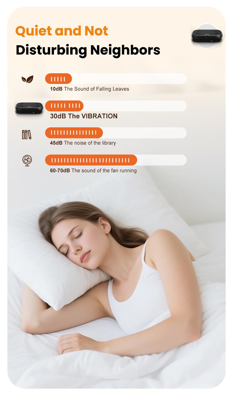 Relife Sports Vibration Plate for Lymphatic Drainage Magnetic Foot Massage Injury Rehabilitation Plate Exercise Body Workout for Women,Capacity Weight 440LbS