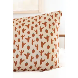 PHOENIX CACTUS (RUST) | PILLOW CASE