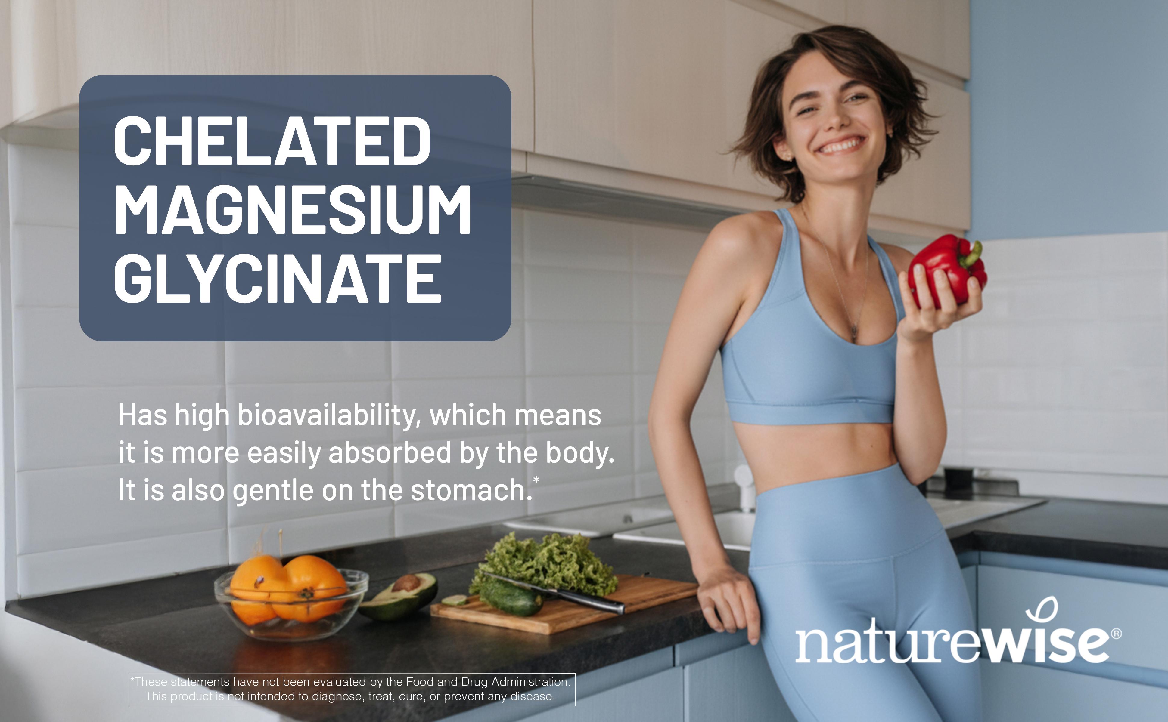 NatureWise Magnesium Glycinate 550mg + High-Dose Vitamin D3 K2 100 mcg - Chelated Magnesium Glycinate + Vitamin D3 K2 Softgels for Bone Support - Non-GMO, USA Manufactured NatureWise Magnesium Glycinate 550mg + High-Dose Vitamin D3 K2 100 mcg - Chelated Magnesium Glycinate + Vitamin D3 K2 Softgels for Bone Support - Non-GMO, USA Manufactured