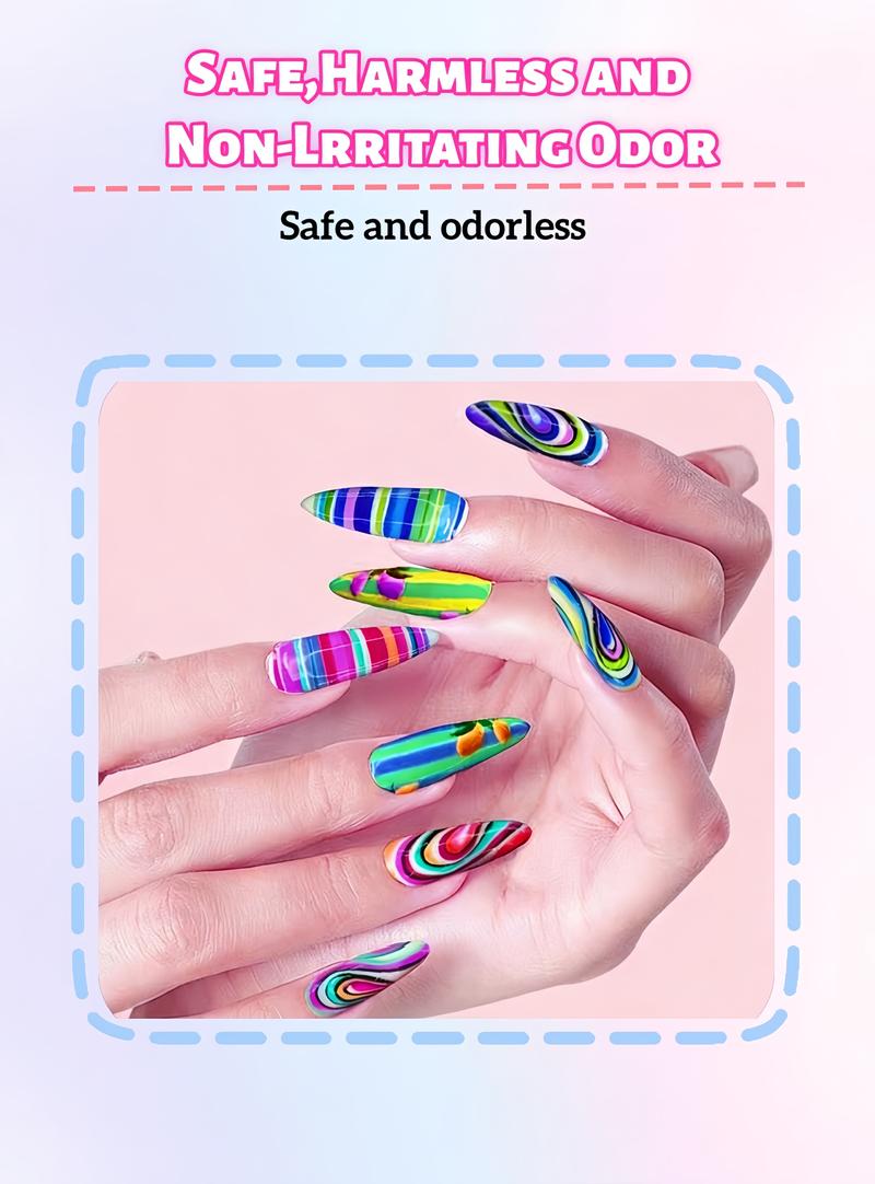 12-Color Nail Art Marker Set: Micro-Tip Waterproof Pens, Lasts 7-14 Days | DIY Salon Gel Nails at Home Kit for Beginners | Valentine‘s Day, Prom, Wedding Gift for Kids, Teens, Adults | with Free Video Tutorial