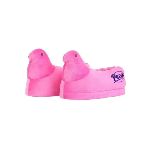 Adult Easter Pink Peeps Slippers, Foam
