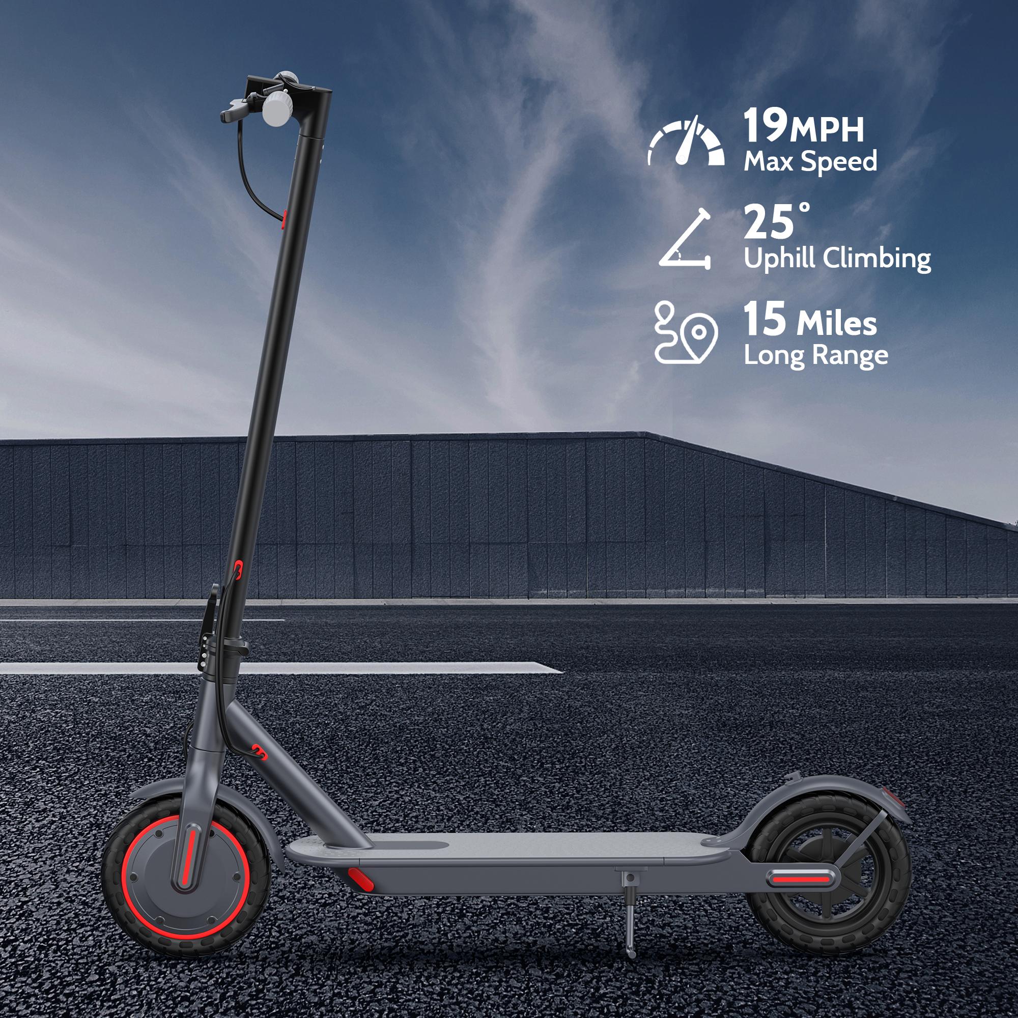Parent Must-Have! 8+ Electric Scooter 350W Power 19Mph +12-18 Miles Range! Solid Tire + Dual Brakes= SafeFun! Folding + Cruise Control for Family Outings!#KidsElectricScooter