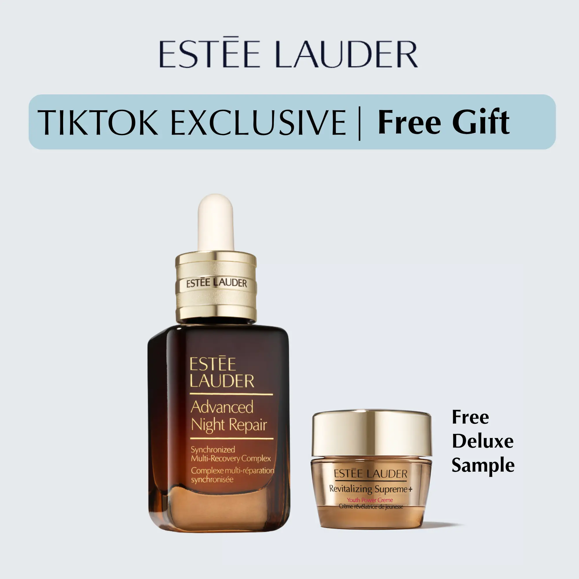 [Estée Lauder] Advanced Night Repair Serum Synchronized Multi-Recovery Complex | Hydrating Anti-Aging Face Serum with Hyaluronic Acid | Skincare Set