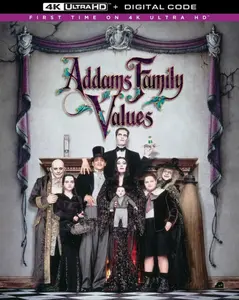 Addams Family Values  [4K ULTRA HD BLU-RAY MOVIE] With Blu-Ray, 4K Mastering, Ac-3/Dolby Digital, , Dolby, Subtitled, Widescreen