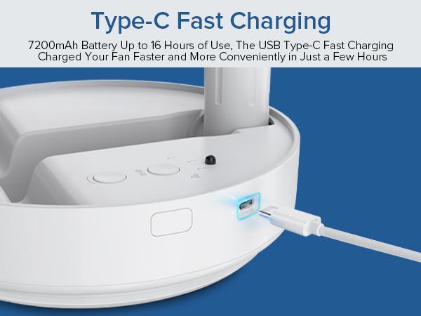 Belife X8 Portable Fan, Cordless Oscillating Fan with Remote, Foldable Telescopic Adjustable Height Fan, USB Rechargeable 7200mAh Battery Operated Camping Fan for Travel Outdoor Home Bedroom Sleeping