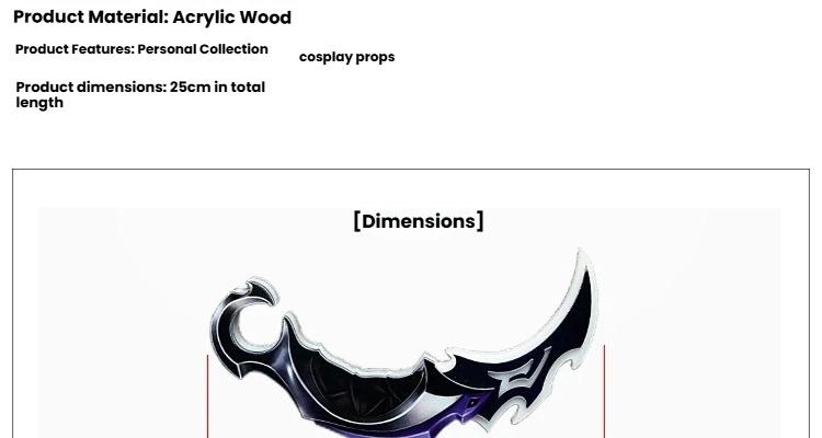 New Gift Role-Playing Prop: Fearless Rechargeable Glowing Weapon Model Contract - Claw Knife/Cool Toy Knife Champion Edition, 2026 Gamer Gift Collectible Prop Toy