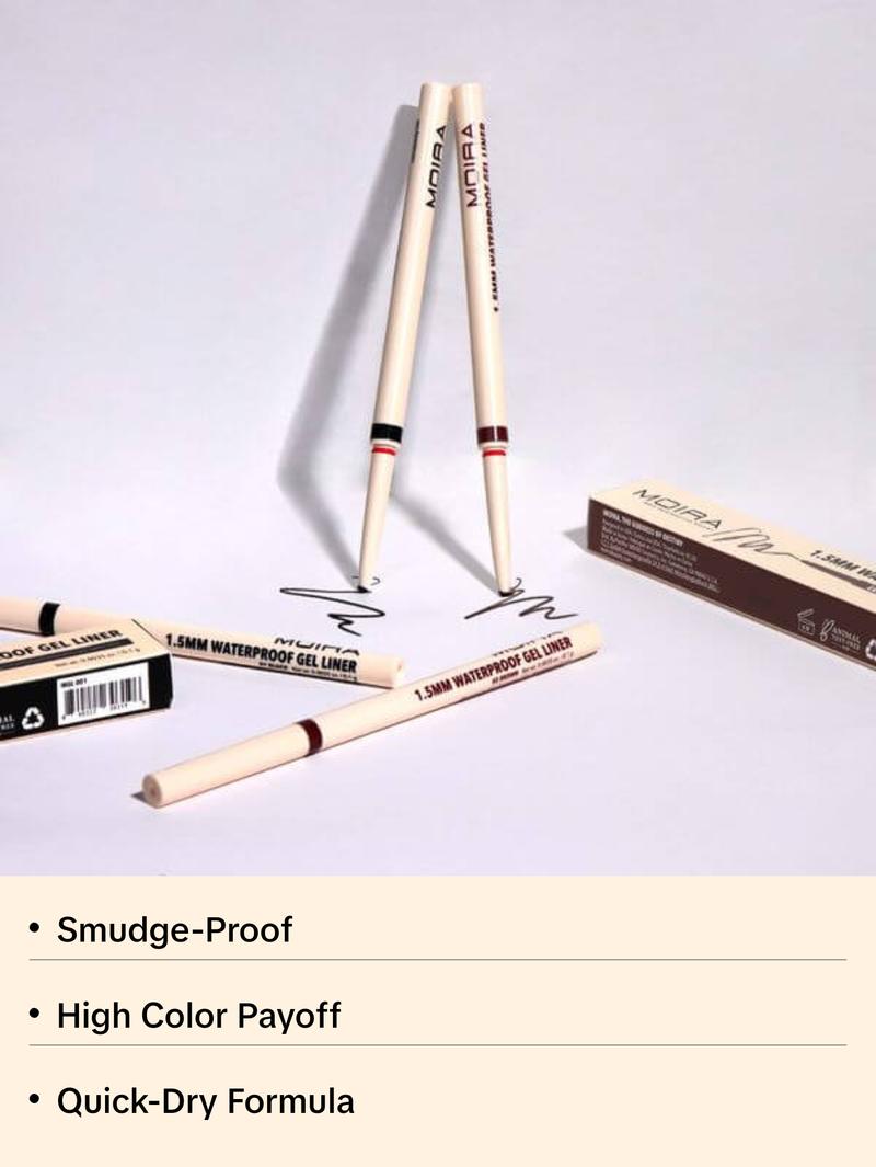 Moira 1.5mm Waterproof Gel Liner (002, Brown)