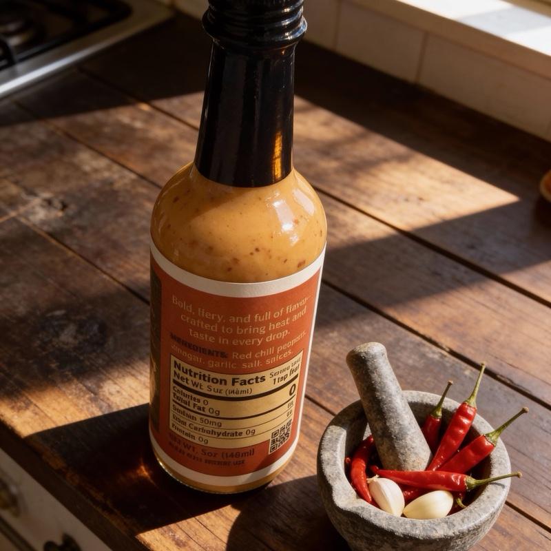 Vanyan Chale Hot Sauce - 5oz Hot Spicy youne 1 Flavor - Perfect for Tacos, Burritos, and More - 5 oz Bottle