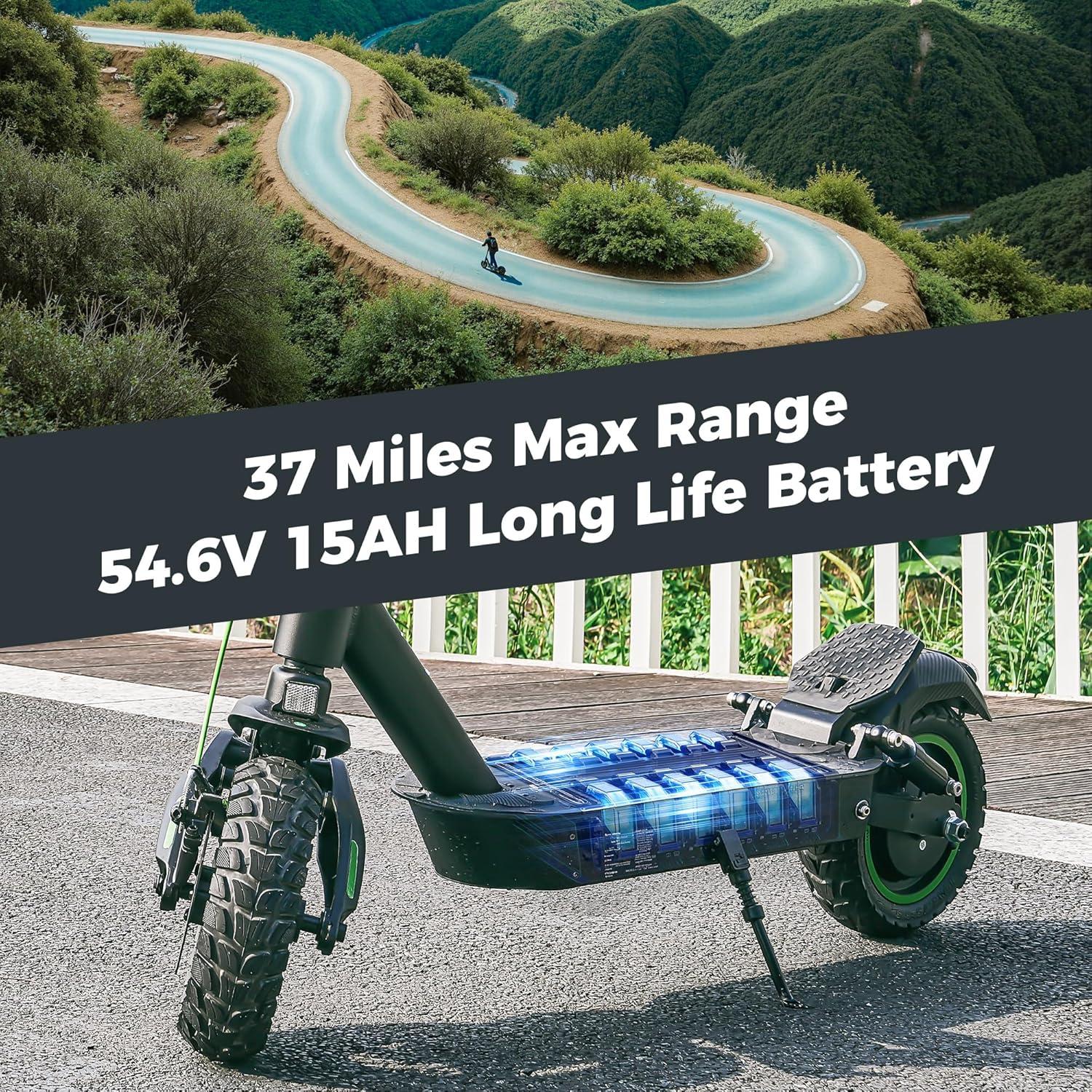 【Spring Sale】PPowerful Electric Adult Scooter, 32-37 Miles Range, 28MPH Top Speed, 1000W/800W Motor Cruise Control Adultscooter Electrique Adults for Commute Fun with Turn Signal for Adult/Youths