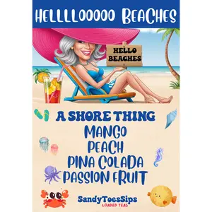 A SHORE THING Loaded Tea or Loaded Water  Sugar Free Gluten Free
