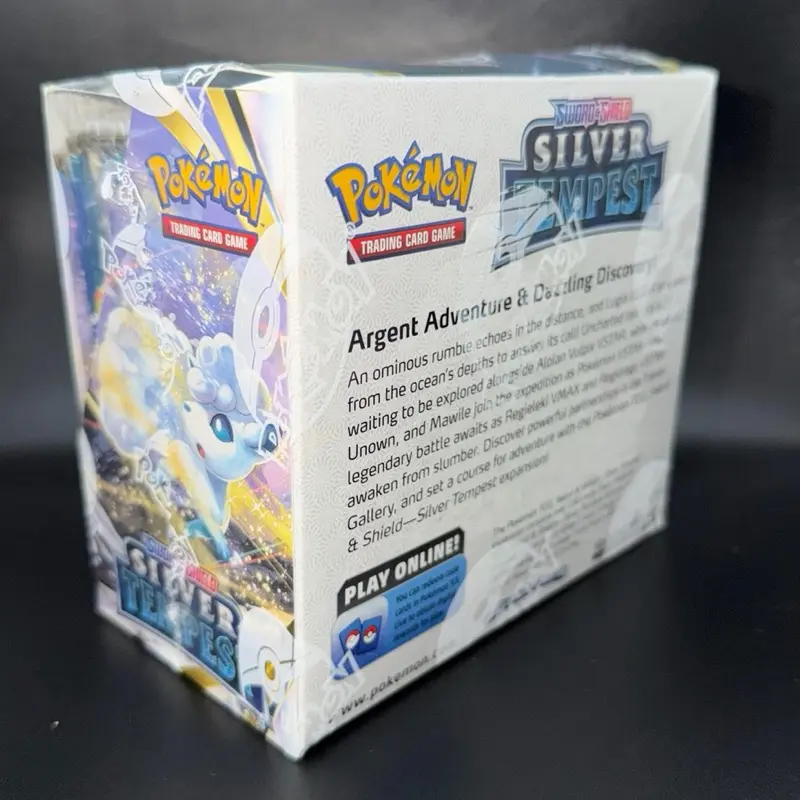 Pokemon Sword & Shield Silver Tempest Booster Box - TikTok Shop Pokemon Sword & Shield Silver Tempest Booster Box - TikTok Shop