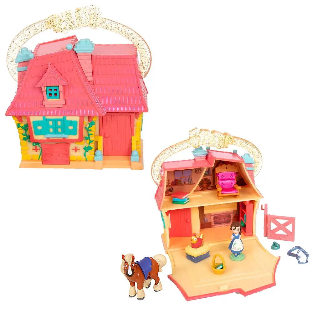 Disney Store Belle Cottage Micro Play Set – Beauty and the Beast – Disney Once Upon a Story