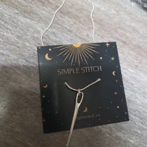 Simple Stitch Needle Necklace