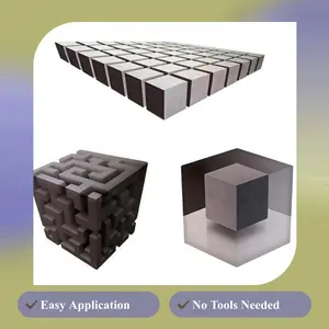 Peel-and-Stick 2D Optical Illusion Wall Sticker Modern Geometric Corner Wall Decal Removable Decor for Bedroom Living Room Office Dorm Apartment Hallway Indoor Home Decoration