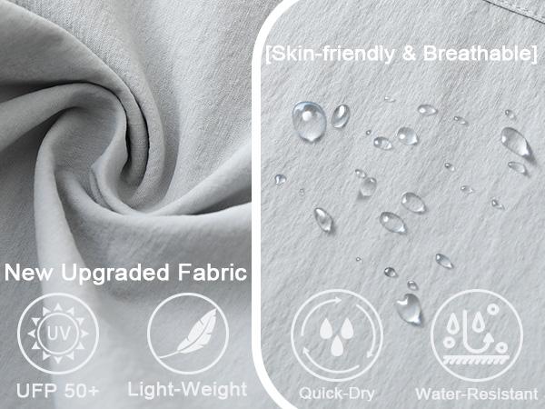 MAELREG Mens Plain Waterproof Pants, Lightweight Stretch Golf 5-Pocket Workwear Utility Trousers Outdoor Menswear