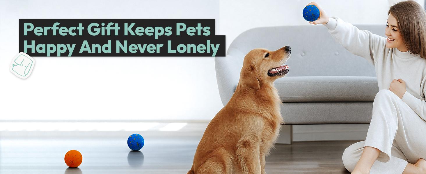 Smart Interactive Dog Toy Ball for Medium and Large Dogs – Automatically Moves, Bounces, and Spins to Keep Pets Active, E-TPU Durable Material, IPX7 Waterproof, 3 Play Modes for Endless Indoor and Outdoor Fun