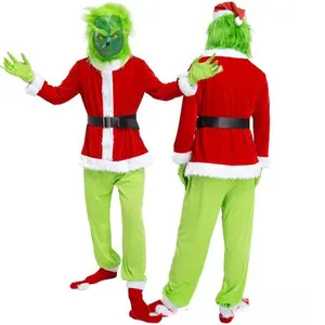 Christmas Cosplay Costume Santa Claus Party Outfit Performance Stage Costume