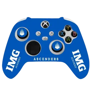 IMG Academy Xbox Controller Grip Bundle – VarsityGripz Silicone Cover for Enhanced Control Blue Design