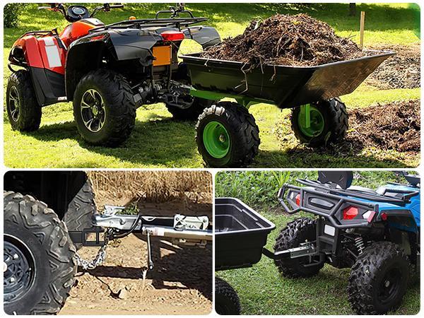 Nilight 3 in 1 ATV UTV Multi Hitch Mount with 1-7/8 inch Ball Hitch Rated 2000 LBS Fits 2 Inch Receiver Winch Strap Loop Rated 5000 LBS