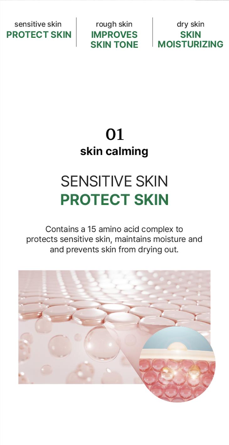 [Beauté Derm] Skin Protection Elixer Essence Rich in Panthenol Moisturizing Complexes Ceramides & Amino Acid Complexes for Deep Hydration and Skin Barrier Protection Firm & Lift Serum