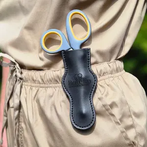 Batclip Leather Trauma Shears Holder Clip for Medical Professionals – Secure Belt/Waistband Shears Clip, Quick Access, Hands-Free Carry, Personalized, Small Family-Owned Business, Made in Maine, USA