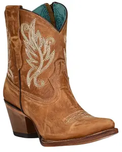 Corral Women's Embroidered Western Fashion Booties Snip Toe - A4218